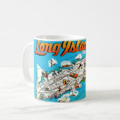 ロングアイランドNYのご挨拶 コーヒーマグカップ (正面左)