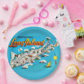 ロングアイランドNYのご挨拶 ペーパープレート (パーティー)