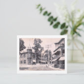 ロングアイランドNYヴィンテージ、ポートジェファーソン ポストカード (スタンド正面)