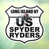 ロングアイランドNY支部 - デカール支部ロゴ ウィンドウサイン (シート3)