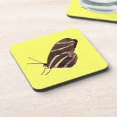 ロングウィングゼブラバタフライコルクコースター コースター (左側)