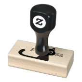 ロングウイスカーとロングテールのかわいい子ネコ ラバースタンプ (スタンプ)