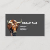 ロングウェーのフォトアート炭グレー 名刺 (裏面)