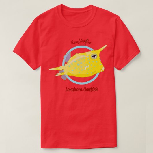 ロングウカウフィッシュ Tシャツ (デザイン正面)