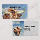 ロングウカウブルースカイ田舎国 名刺 (正面/裏面)