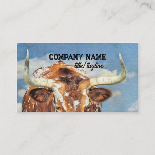 ロングウカウブルースカイ田舎国 名刺 (正面)