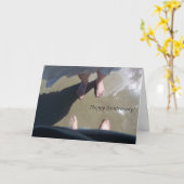 ロングカップルの記念日カ結婚したード。 カード (黄色い花)