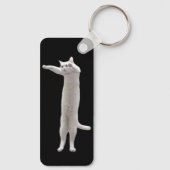 ロングキャットミーム両面キーチェーン キーホルダー (裏面)