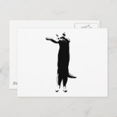 ロングキャットミーム ポストカード (正面/裏面)