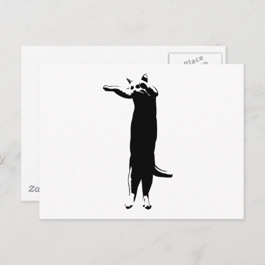 ロングキャットミーム ポストカード (正面/裏面)