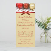 ロングクエレガントリスマスパーティの招待状 招待状 (スタンド正面)