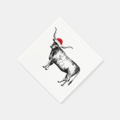 ロングクリスマスナプキン スタンダードカクテルナプキン (角)