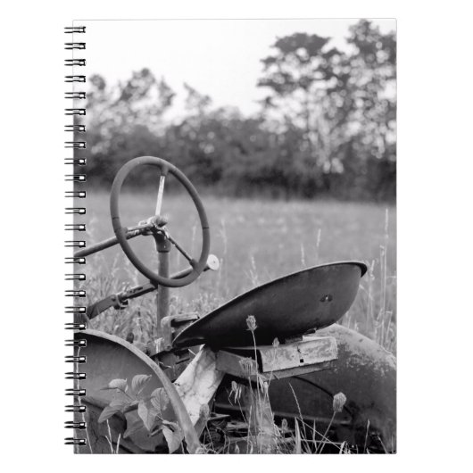 ロンググラスのトラクター ノートブック (正面)