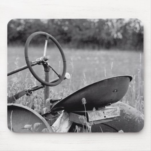 ロンググラスのトラクター マウスパッド (正面)