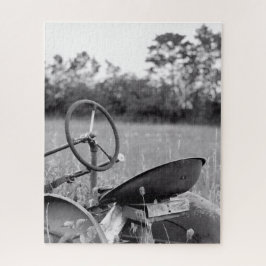 ロンググラスの古いトラクター ジグソーパズル