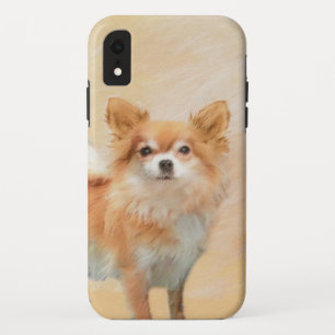 ロングコートチワワの原画 iPhone XRケース