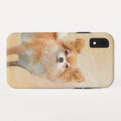 ロングコートチワワの原画 Case-Mate iPhoneケース (裏面(横))