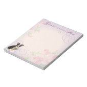 ロングコートチワワハートママ ノートパッド (回転)