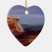 ロングサンズにヘッドランド セラミックオーナメント (右)