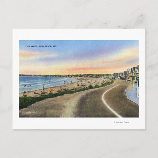 ロングサンズアットヨークビーチ ポストカード (正面)