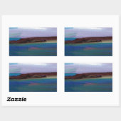 ロングサンズシービュー 長方形シール (シート)