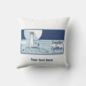 ロングシップ灯台の土地終了 クッション (裏面)