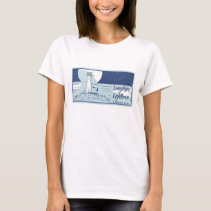 ロングシップ灯台の土地終了 Tシャツ