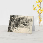 ロングショアマン – ウィスラー – 1859 カード (黄色い花)