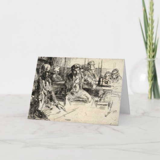 ロングショアマン – ウィスラー – 1859 カード (正面)