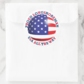 ロングショア誇りを持ったーマンラウンドのシール ラウンドシール (バッグ)