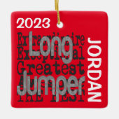 ロングジャンパー超並外カスタム セラミックオーナメント (正面)