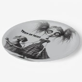 ロングスキニーワイドアイドゴシックガール ペーパープレート (アングル)