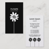 ロングステムフラワーVI – 交互 名刺 (正面/裏面)