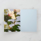 ロングステムホワイトローズ カード (内部)