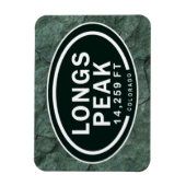 ロングスピーク14,259フィートコロラドロッキー山脈 マグネット (縦)