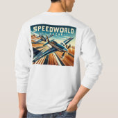 ロングスリーブレーシング Tシャツ (裏面)