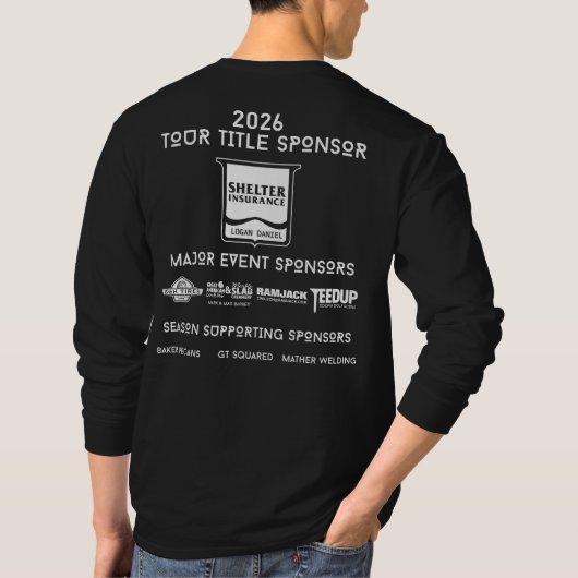 ロングスリーブ - 2026 TBGT スポンサー Tシャツ (裏面)