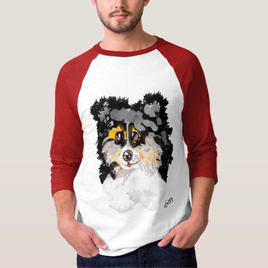 ロングスリーブTシャツ : かわいいよ Tシャツ (正面)