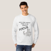 ロングスリーブTシャツ:フォーカス Tシャツ (正面フル)