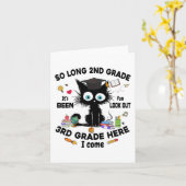 ロングセカンドグレード3年生I卒業ラ来ー カード (黄色い花)