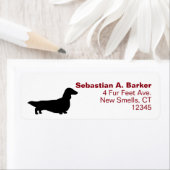 ロングソールドダシュンドウィナードッグ差出人住所 ラベル (インサイチュ)