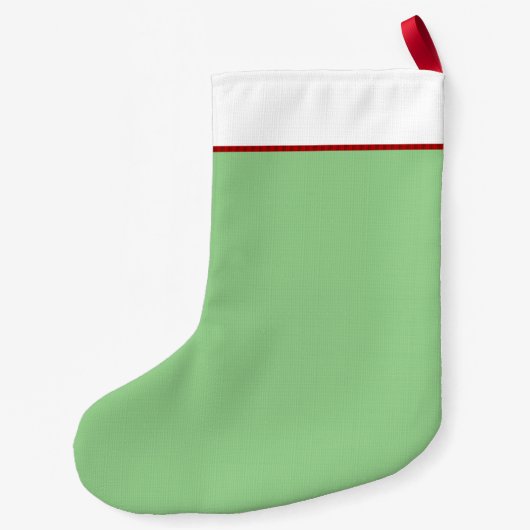 ロングソールドダックスンサンタかわいいウィーナードッグ スモールクリスマスストッキング (裏面)