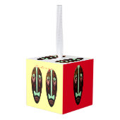 ロングティキマスクサンダー_コーブ キューブオーナメント (裏面アングル)