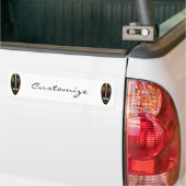 ロングティキマスクサンダー_コーブ バンパーステッカー (トラック上)