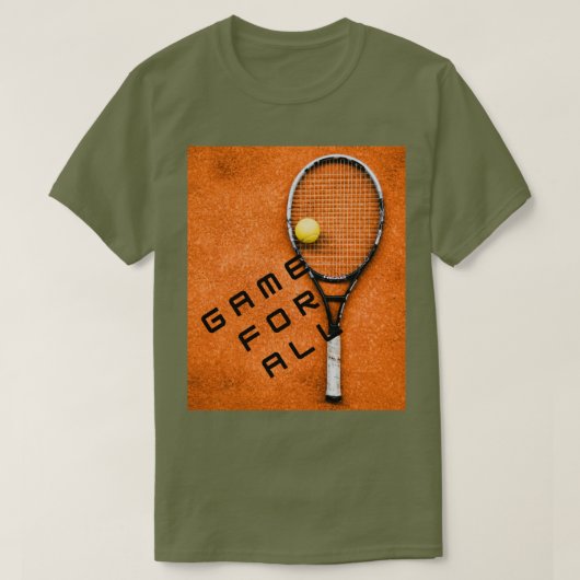 ロングテニス Tシャツ (デザイン正面)