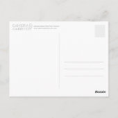 ロングテールボートはがき ポストカード (裏面)