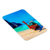 ロングテールボートオンタイビーチ マグネット (右側)