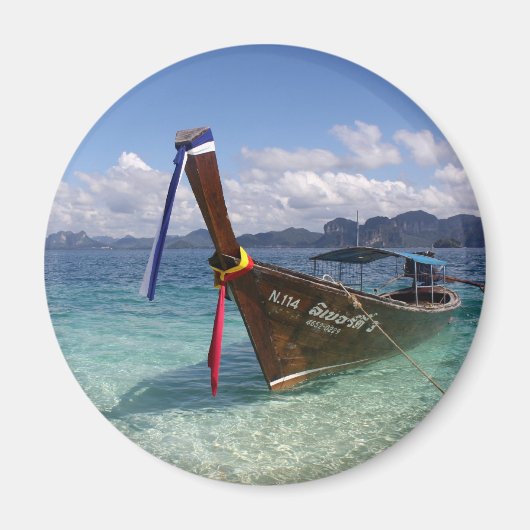 ロングテールボート磁石 マグネット (正面)