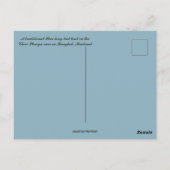 ロングテール・ボートinバンコク・タイ ポストカード (裏面)