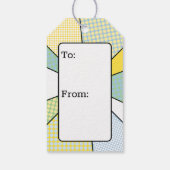 ロングディスクゴルフテーマ ギフトタグ (裏面)